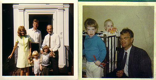 Adam and his family, Cambridge, 1960's